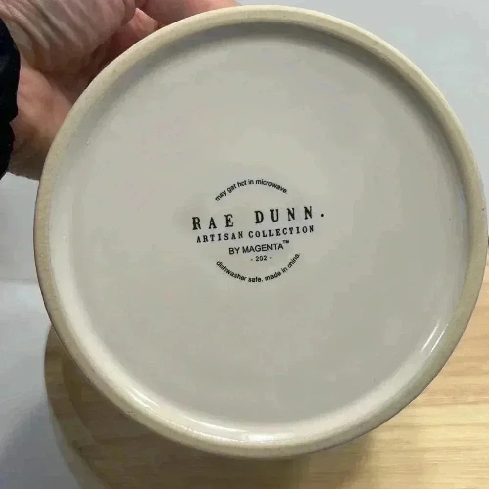 Rae Dunn DRINK UP‎ Dog Bowl